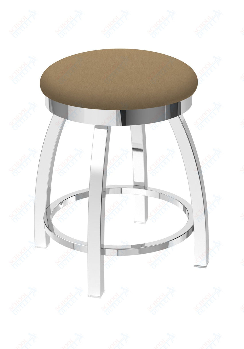 Holland Bar Stool 802 Misha Swivel Vanity Stool Upholstered Seat 18"H (HBS - 802 - VS - UP - 18H) - SchoolOutlet