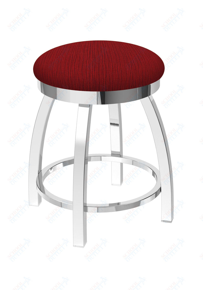 Holland Bar Stool 802 Misha Swivel Vanity Stool Upholstered Seat 18"H (HBS - 802 - VS - UP - 18H) - SchoolOutlet