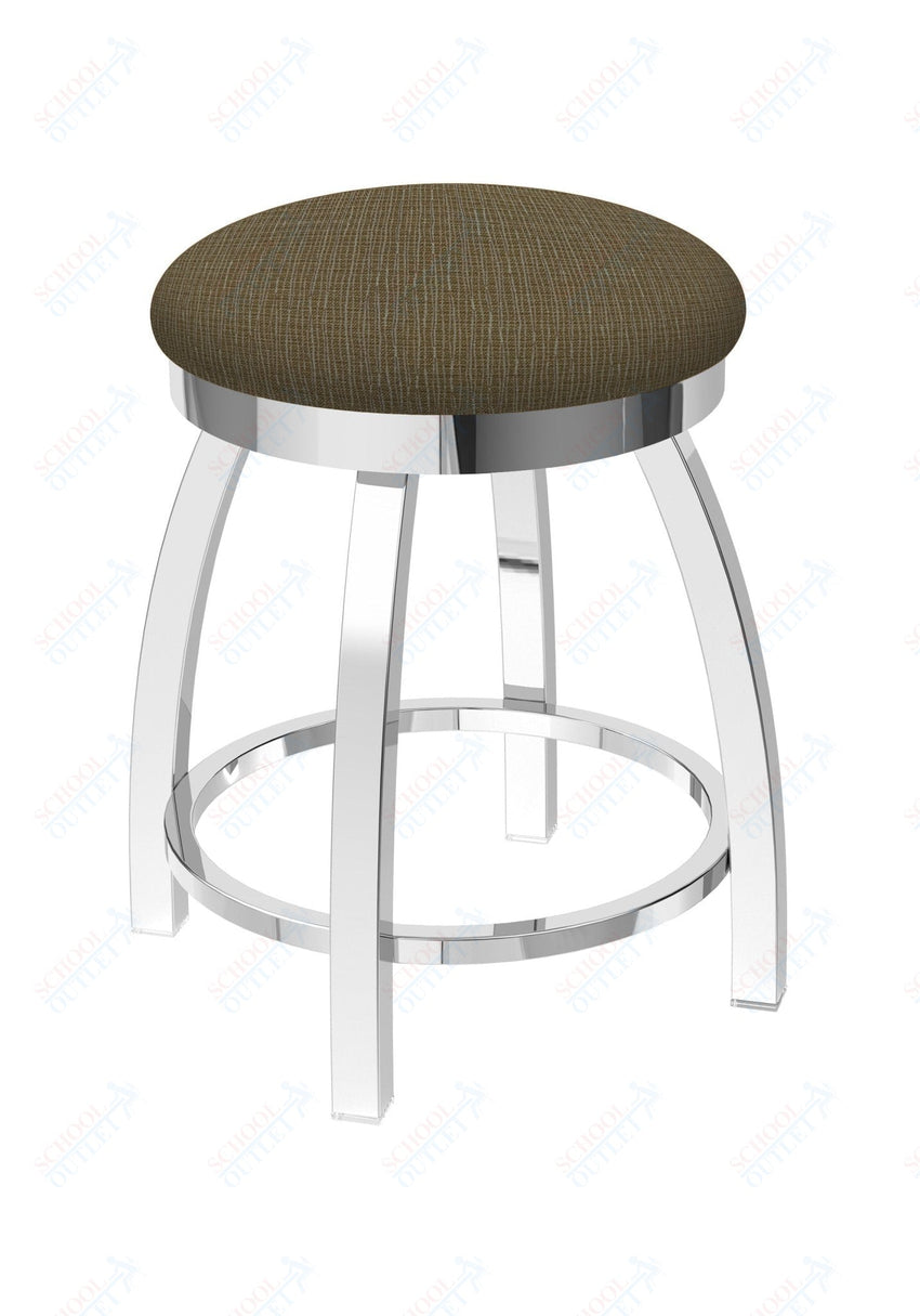 Holland Bar Stool 802 Misha Swivel Vanity Stool Upholstered Seat 18"H (HBS - 802 - VS - UP - 18H) - SchoolOutlet