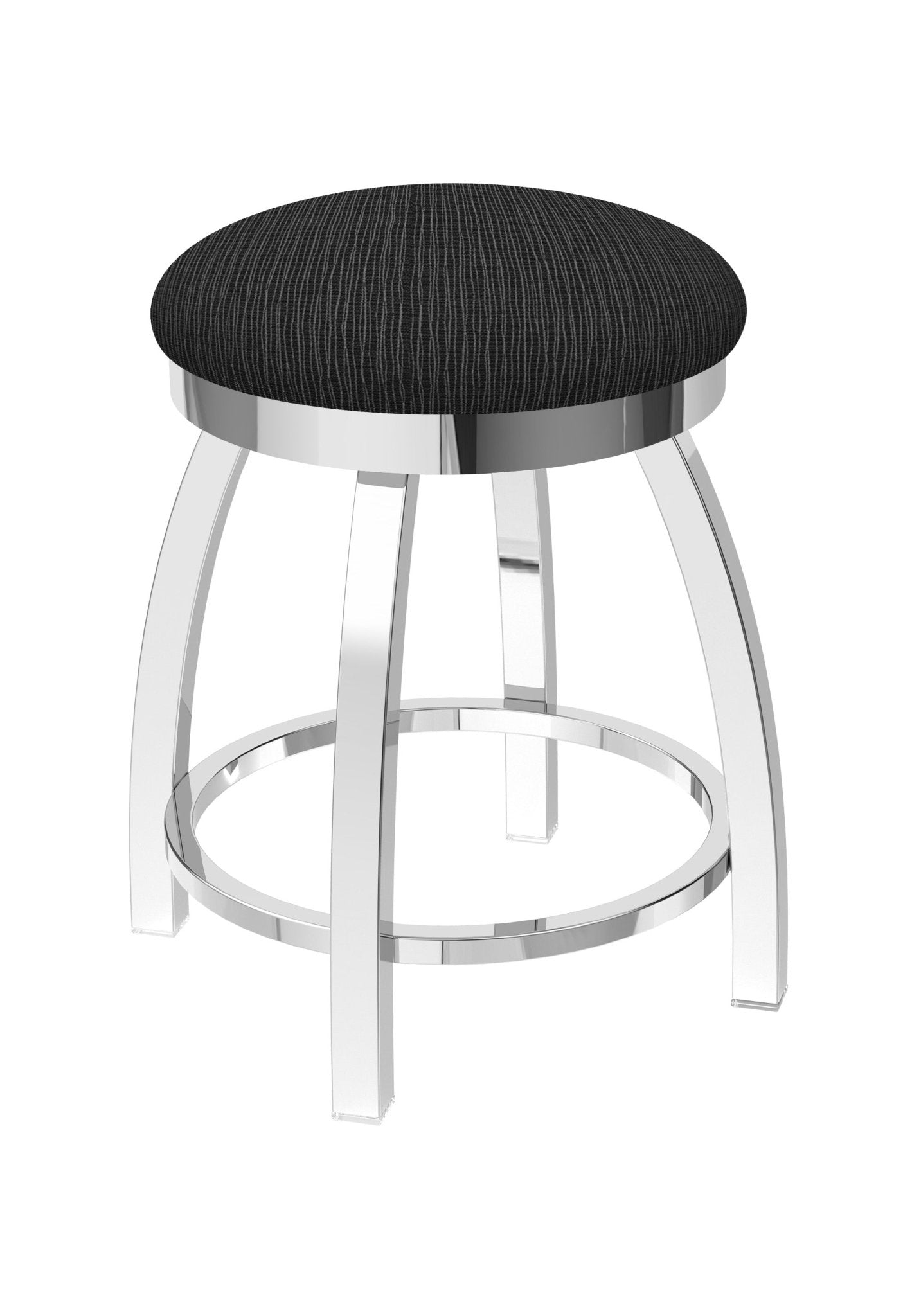Holland Bar Stool 802 Misha Swivel Vanity Stool Upholstered Seat 18"H (HBS - 802 - VS - UP - 18H) - SchoolOutlet