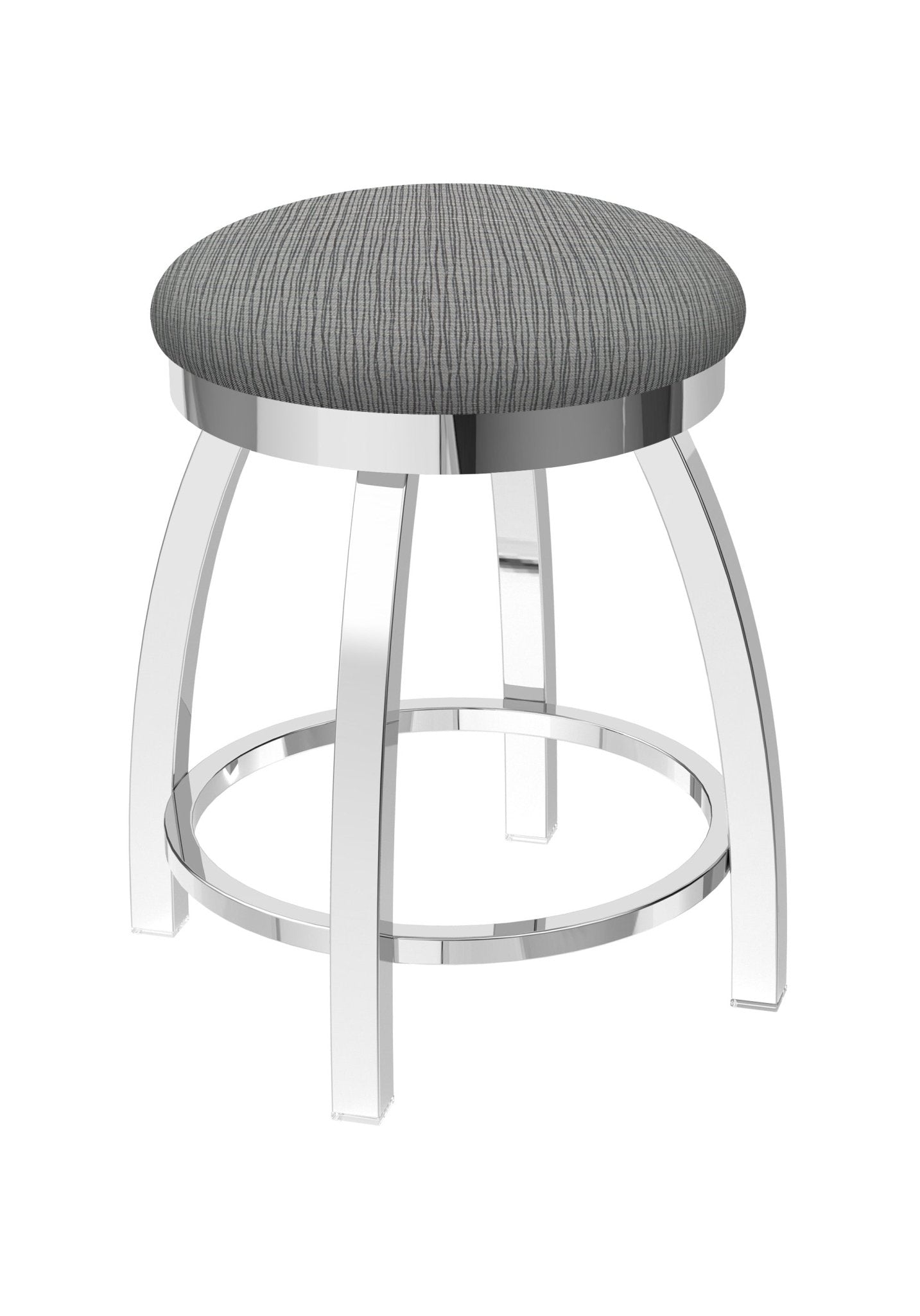 Holland Bar Stool 802 Misha Swivel Vanity Stool Upholstered Seat 18"H (HBS - 802 - VS - UP - 18H) - SchoolOutlet