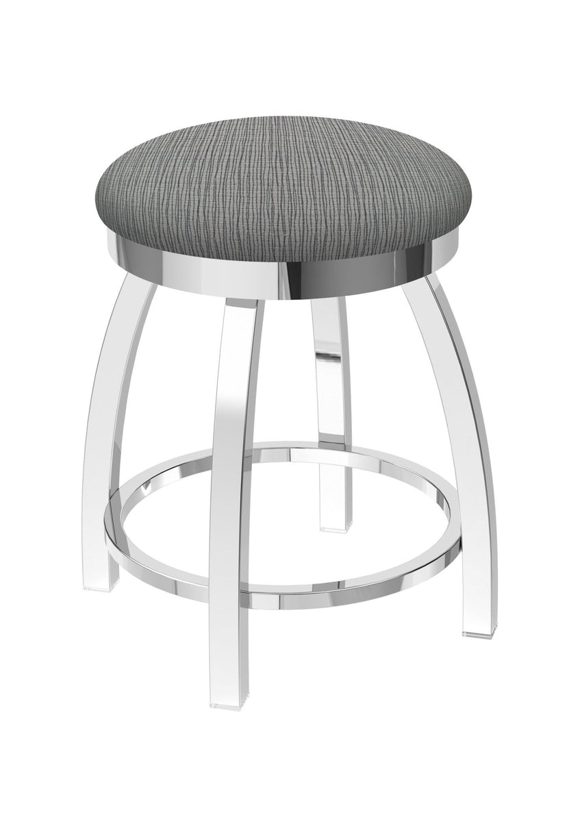 Holland Bar Stool 802 Misha Swivel Vanity Stool Upholstered Seat 18"H (HBS - 802 - VS - UP - 18H) - SchoolOutlet