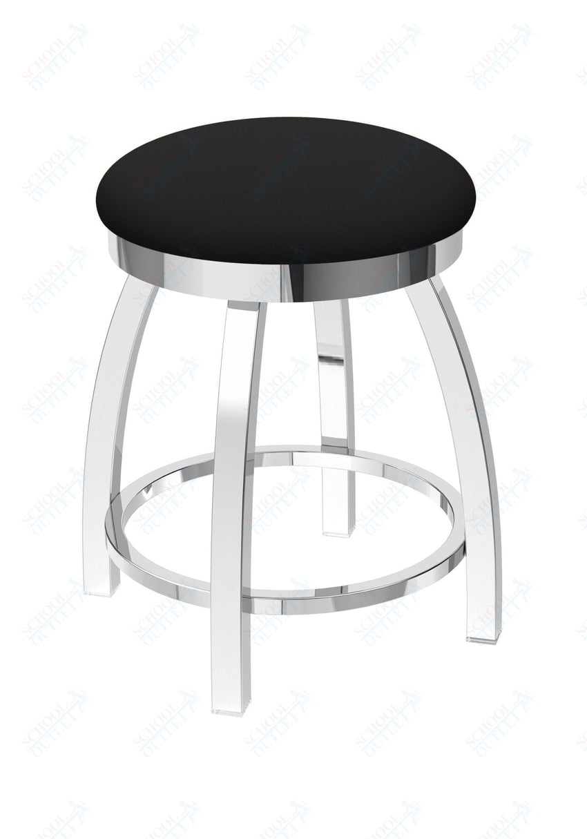 Holland Bar Stool 802 Misha Swivel Vanity Stool Upholstered Seat 18"H (HBS - 802 - VS - UP - 18H) - SchoolOutlet