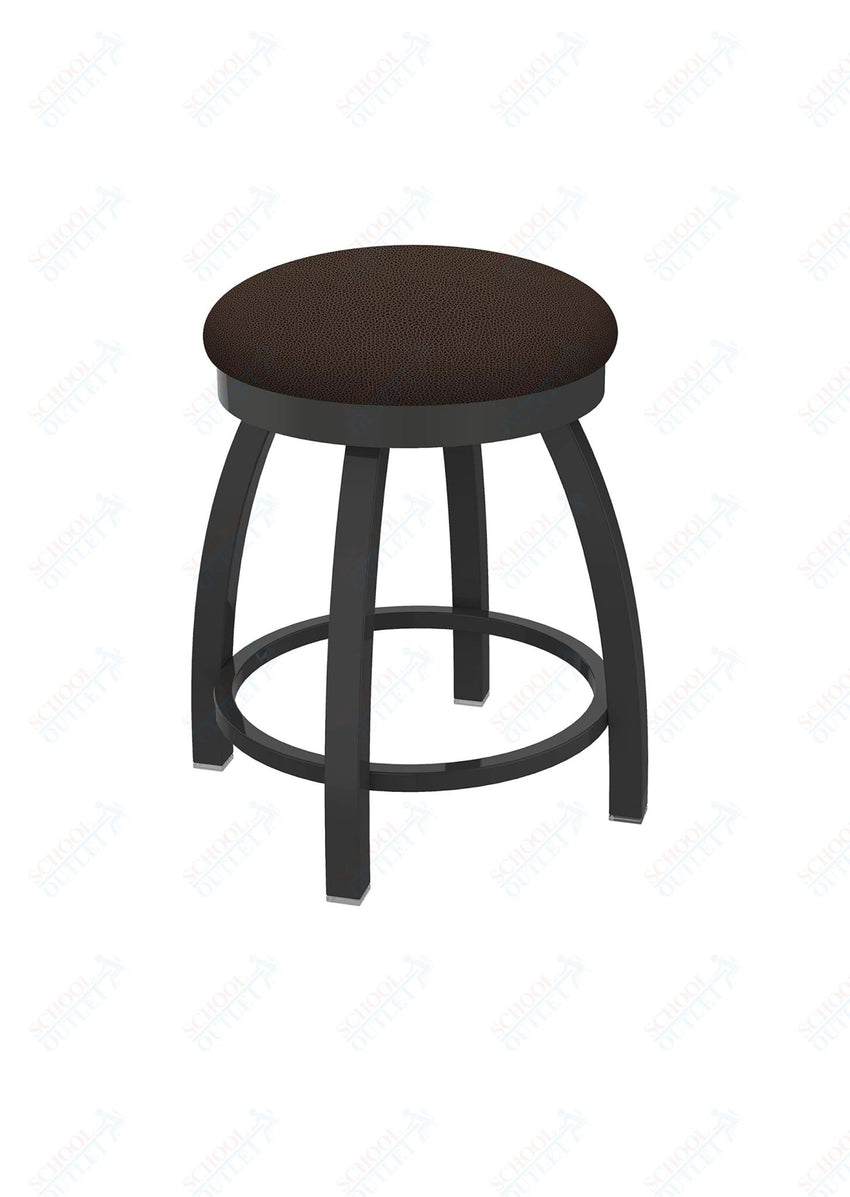 Holland Bar Stool 802 Misha Swivel Vanity Stool Upholstered Seat 18"H (HBS - 802 - VS - UP - 18H) - SchoolOutlet