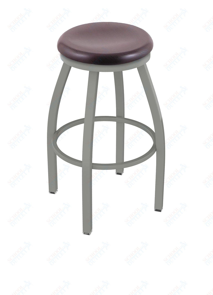 Holland Bar Stool 802 Misha Swivel Counter Stool Wooden Seat 25"H (HBS - 802 - CS - WD - 25H) - SchoolOutlet
