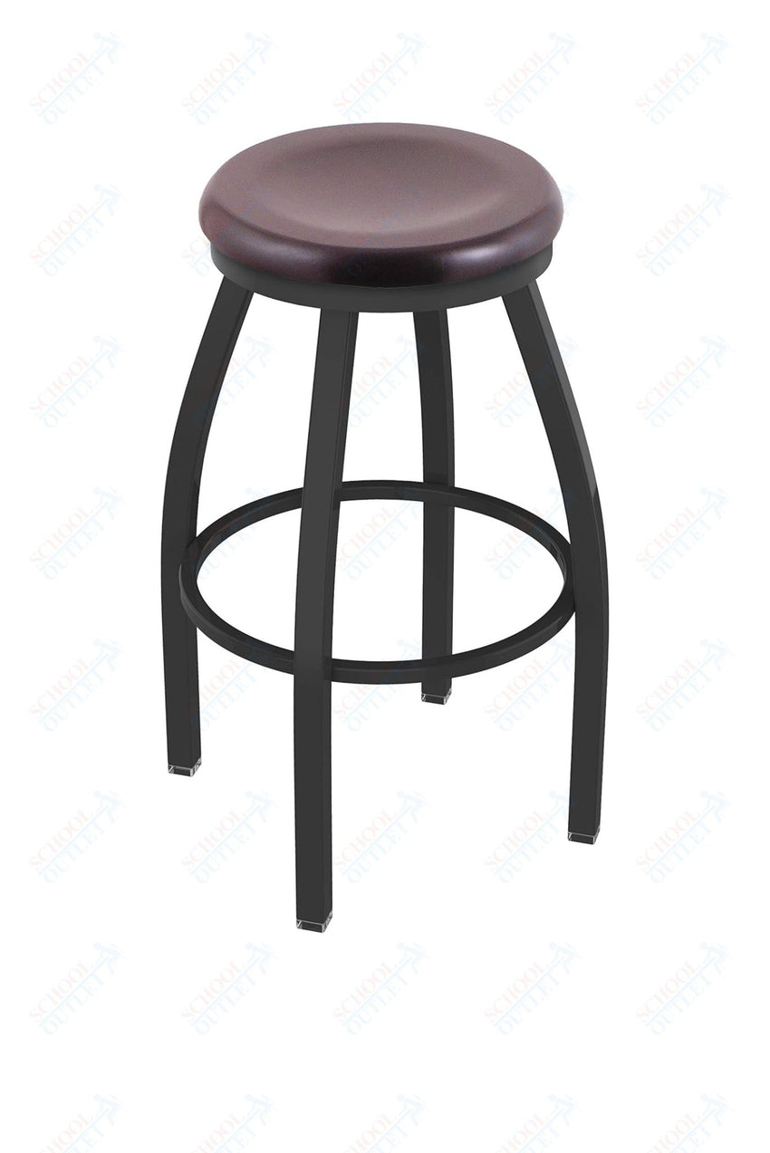 Holland Bar Stool 802 Misha Swivel Counter Stool Wooden Seat 25"H (HBS - 802 - CS - WD - 25H) - SchoolOutlet