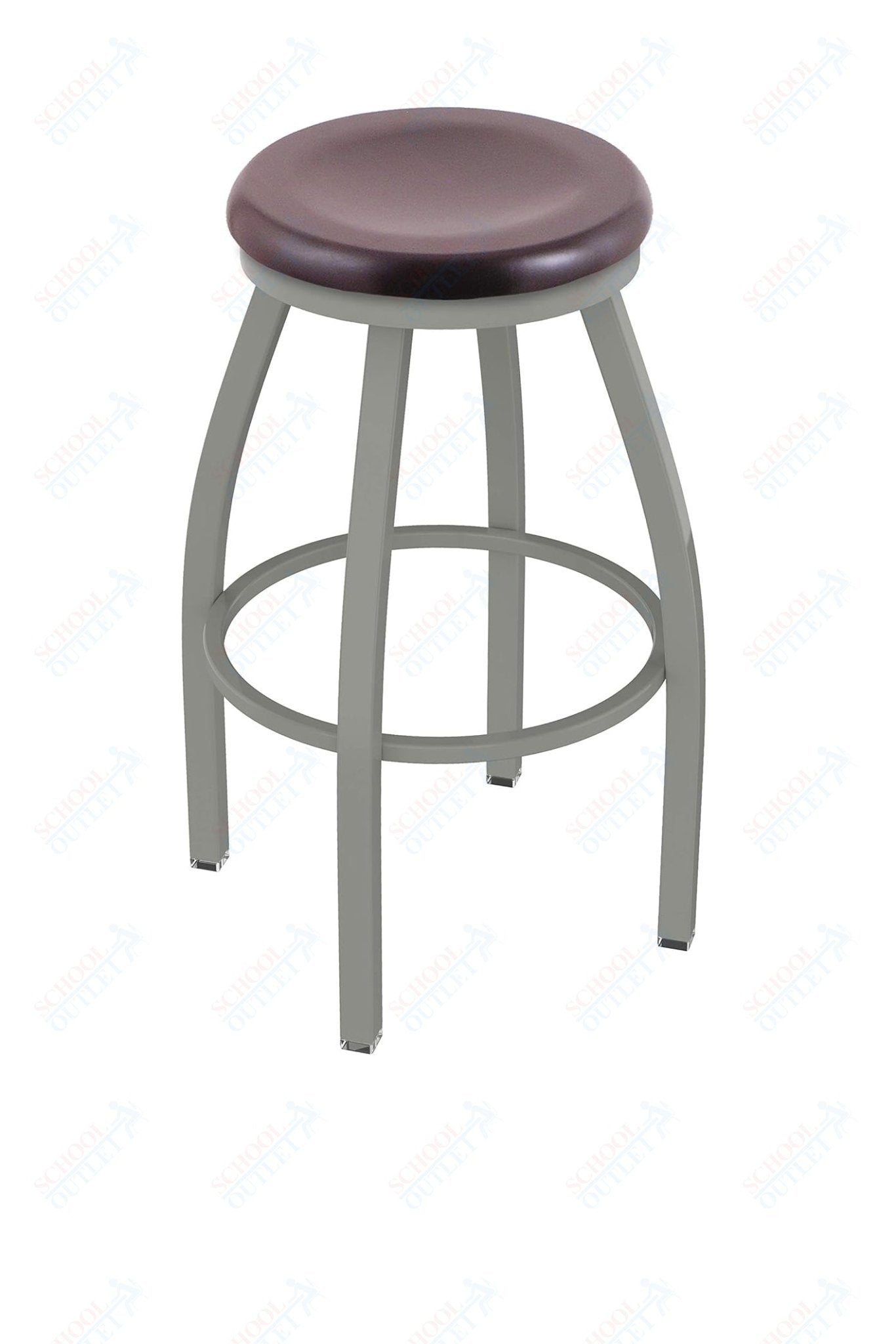Holland Bar Stool 802 Misha Swivel Bar Stool Wooden Seat 30"H (HBS - 802 - BS - WD - 30H) - SchoolOutlet