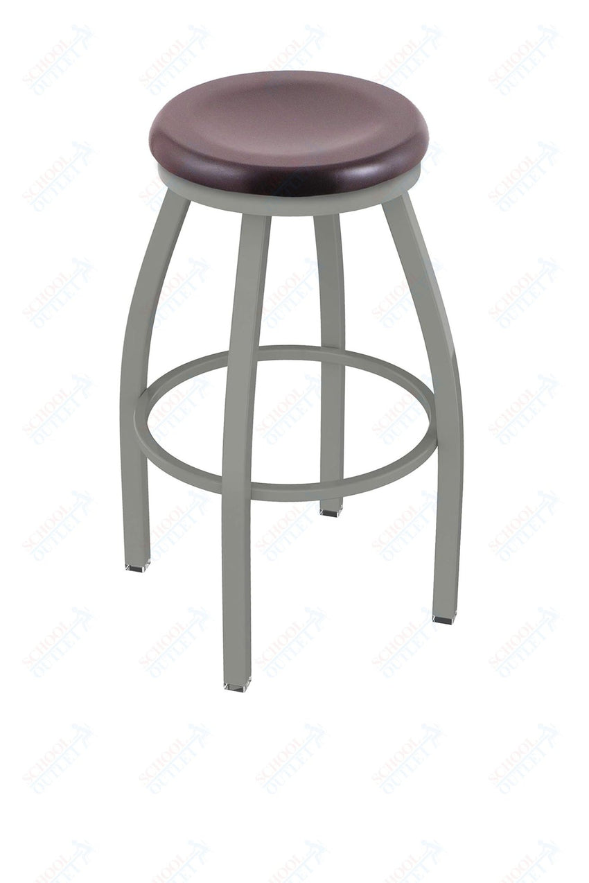 Holland Bar Stool 802 Misha Swivel Bar Stool Wooden Seat 30"H (HBS - 802 - BS - WD - 30H) - SchoolOutlet