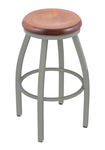 Holland Bar Stool 802 Misha Swivel Bar Stool Wooden Seat 30