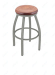 Holland Bar Stool 802 Misha Swivel Bar Stool Wooden Seat 30