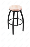 Holland Bar Stool 802 Misha Swivel Bar Stool Wooden Seat 30