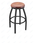 Holland Bar Stool 802 Misha Swivel Bar Stool Wooden Seat 30