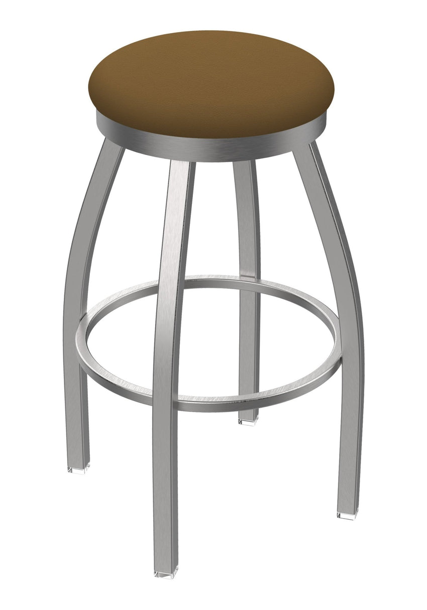 Holland Bar Stool 802 Misha Swivel Bar Stool Upholstered Seat 30"H (HBS - 802 - BS - UP - 30H) - SchoolOutlet