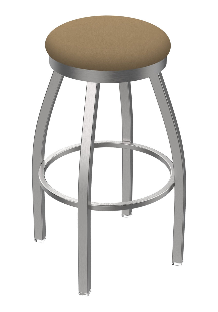 Holland Bar Stool 802 Misha Swivel Bar Stool Upholstered Seat 30"H (HBS - 802 - BS - UP - 30H) - SchoolOutlet