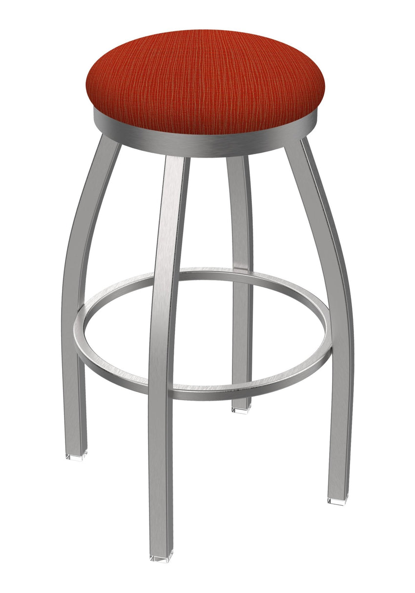 Holland Bar Stool 802 Misha Swivel Bar Stool Upholstered Seat 30"H (HBS - 802 - BS - UP - 30H) - SchoolOutlet