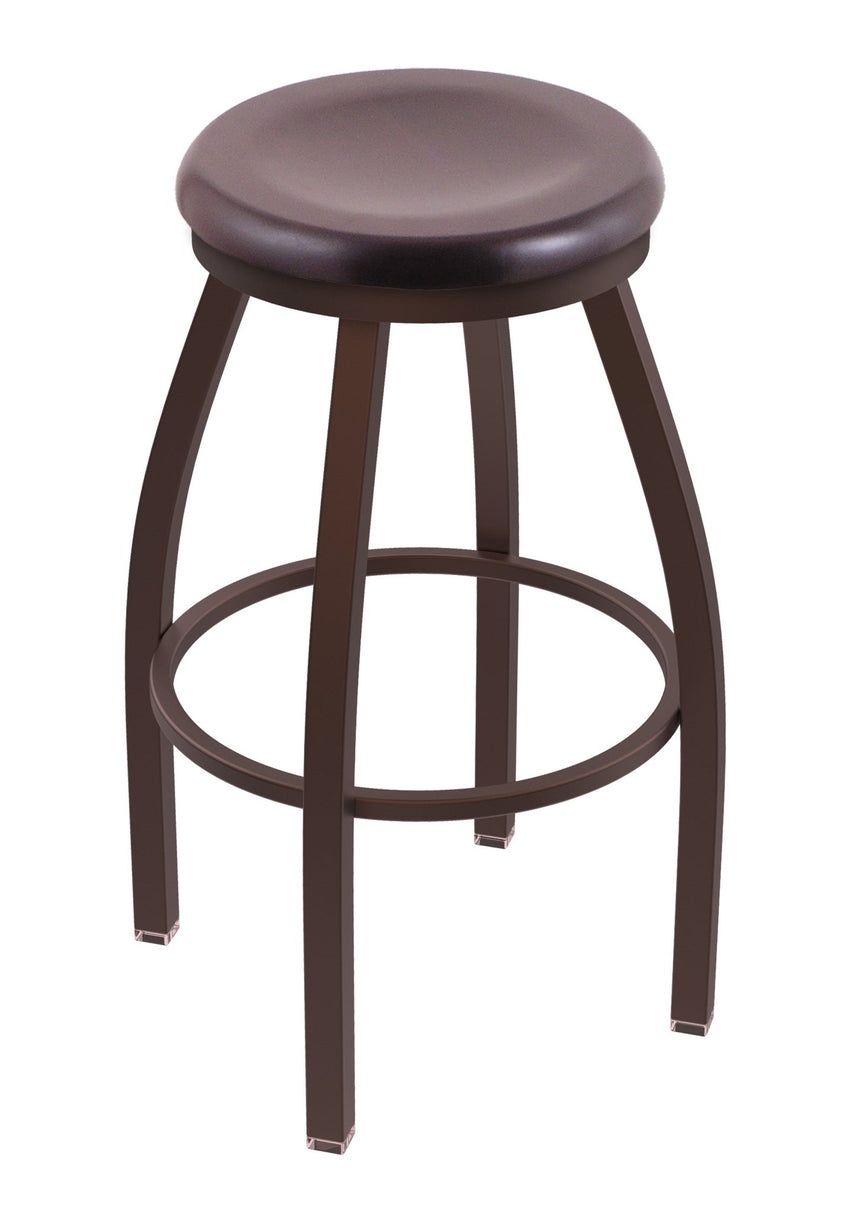 Holland Bar Stool 802 Misha Swivel Bar Stool Wooden Seat 36"H (HBS - 802 - BS - WD - 36H) - SchoolOutlet