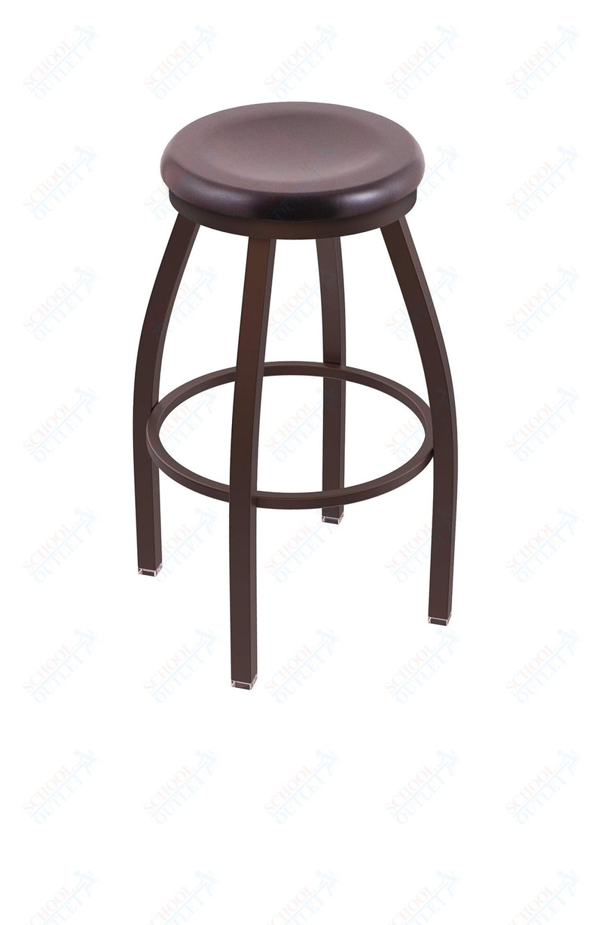 Holland Bar Stool 802 Misha Swivel Bar Stool Wooden Seat 36"H (HBS - 802 - BS - WD - 36H) - SchoolOutlet