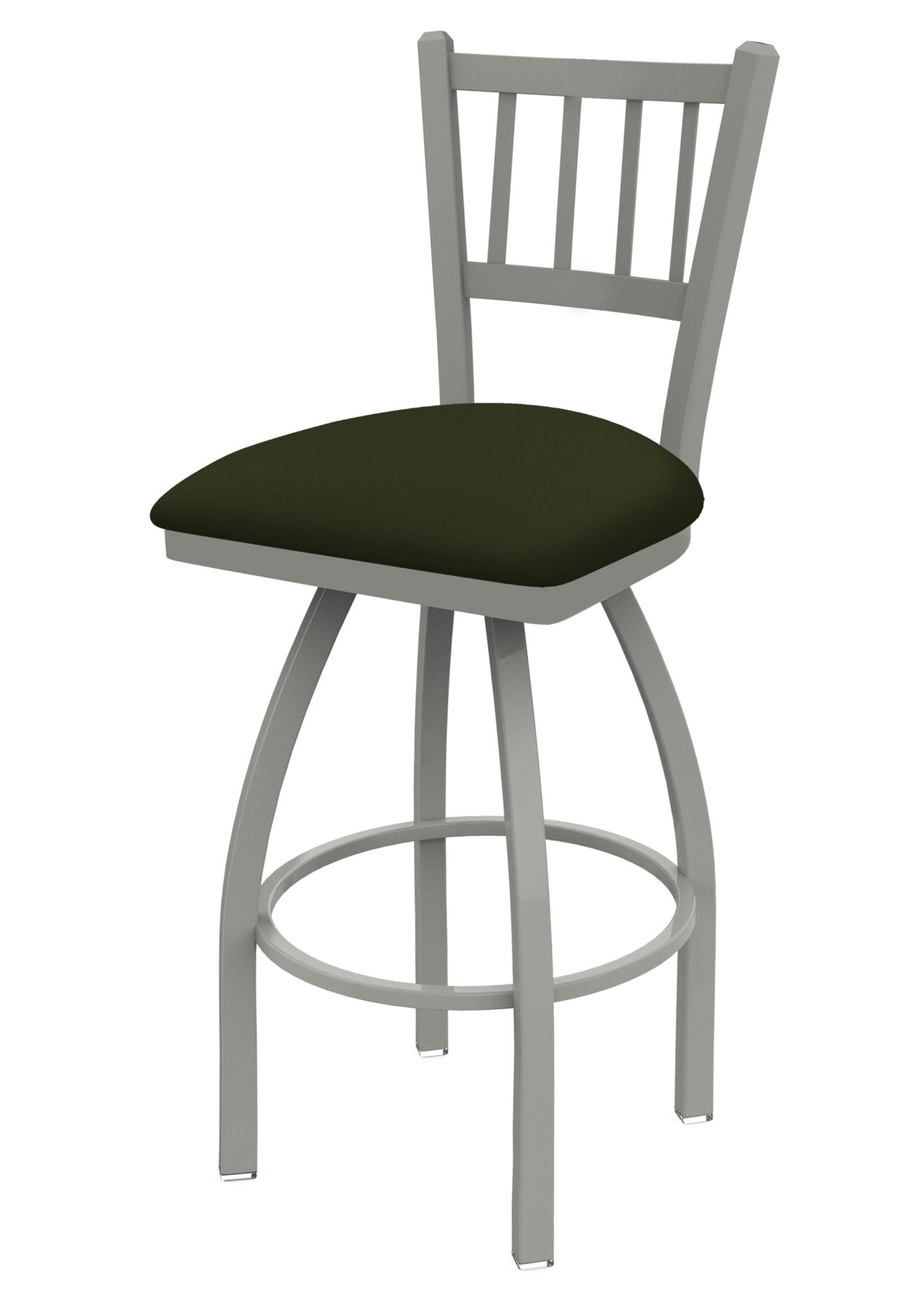 Holland Bar Stool 810 Contessa Swivel Bar Stool Upholstered Seat 30"H (HBS - 810 - BS - UP - 30H) - SchoolOutlet