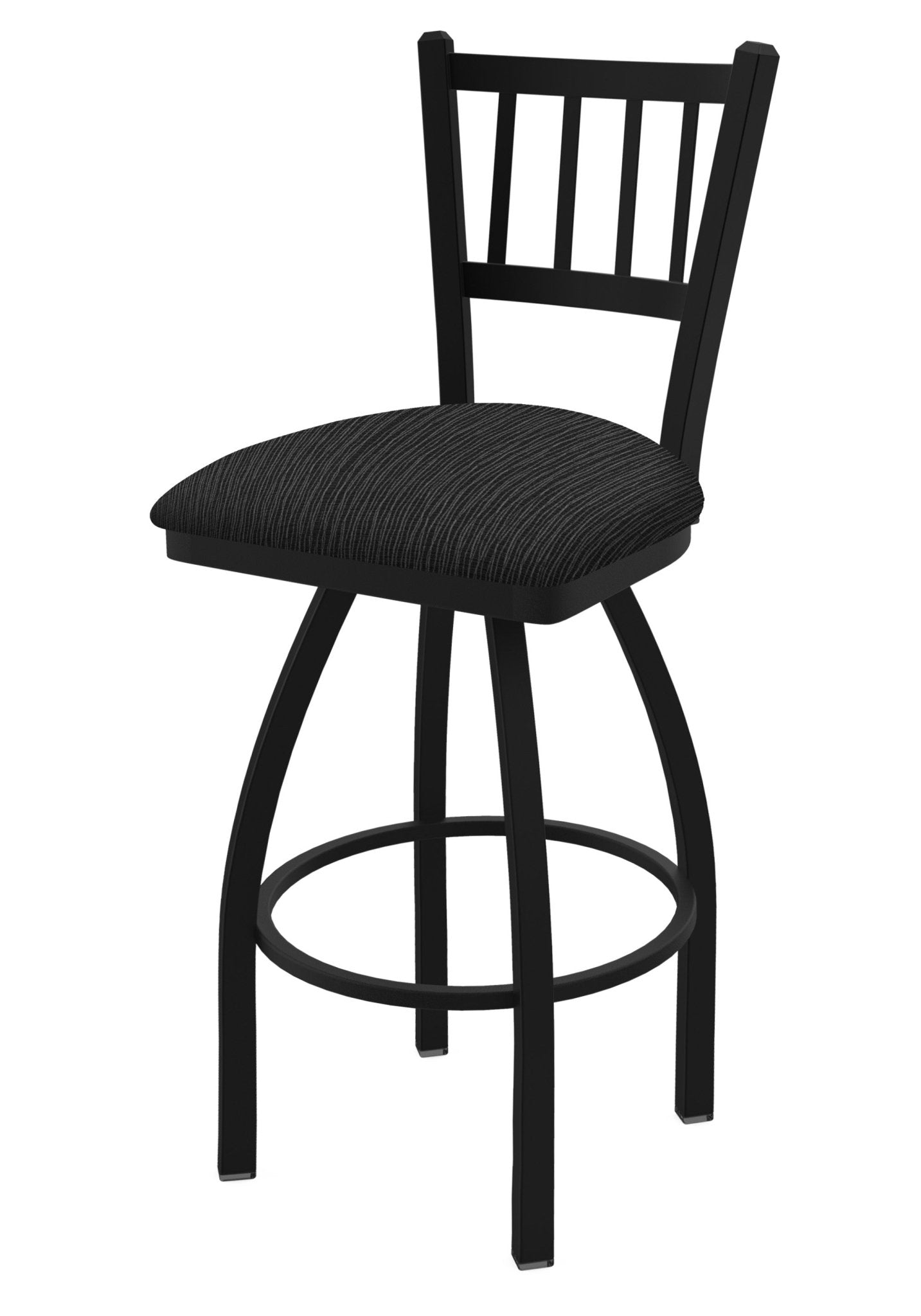 Holland Bar Stool 810 Contessa Swivel Bar Stool Upholstered Seat 30"H (HBS - 810 - BS - UP - 30H) - SchoolOutlet