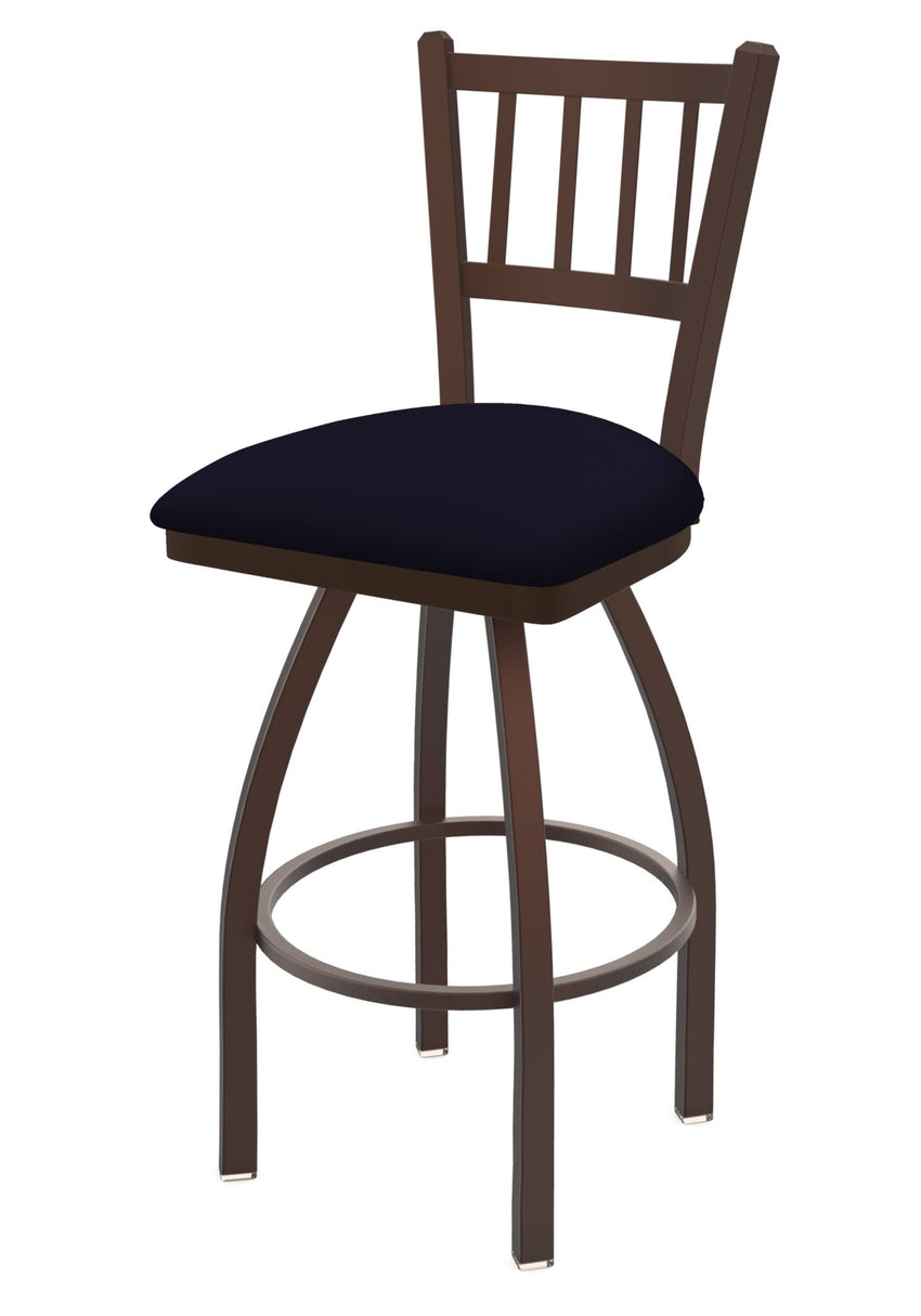 Holland Bar Stool 810 Contessa Swivel Bar Stool Upholstered Seat 30"H (HBS - 810 - BS - UP - 30H) - SchoolOutlet