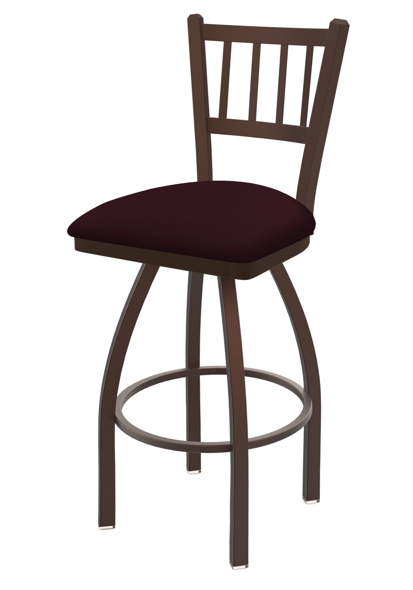 Holland Bar Stool 810 Contessa Swivel Bar Stool Upholstered Seat 30"H (HBS - 810 - BS - UP - 30H) - SchoolOutlet