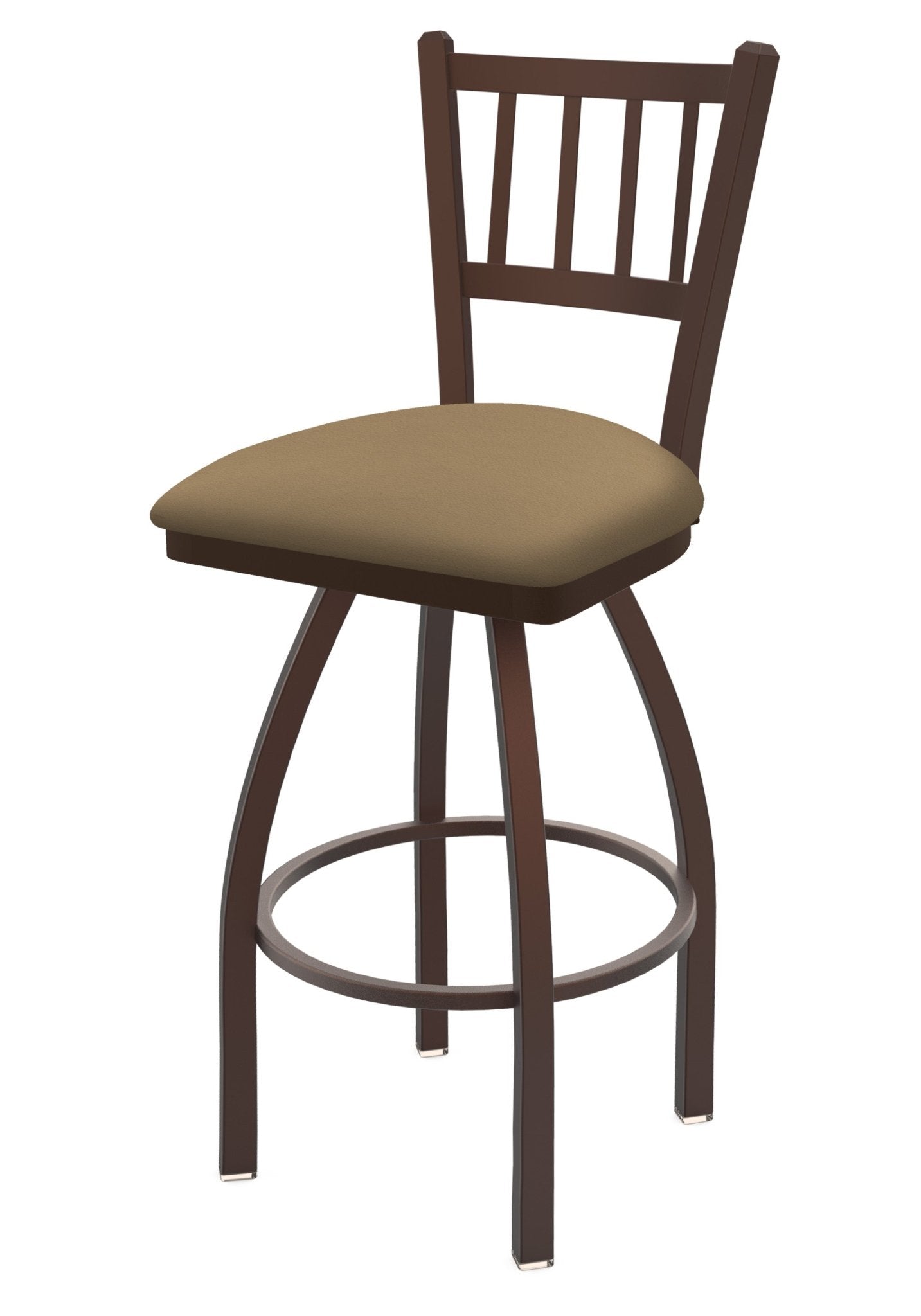 Holland Bar Stool 810 Contessa Swivel Bar Stool Upholstered Seat 30"H (HBS - 810 - BS - UP - 30H) - SchoolOutlet