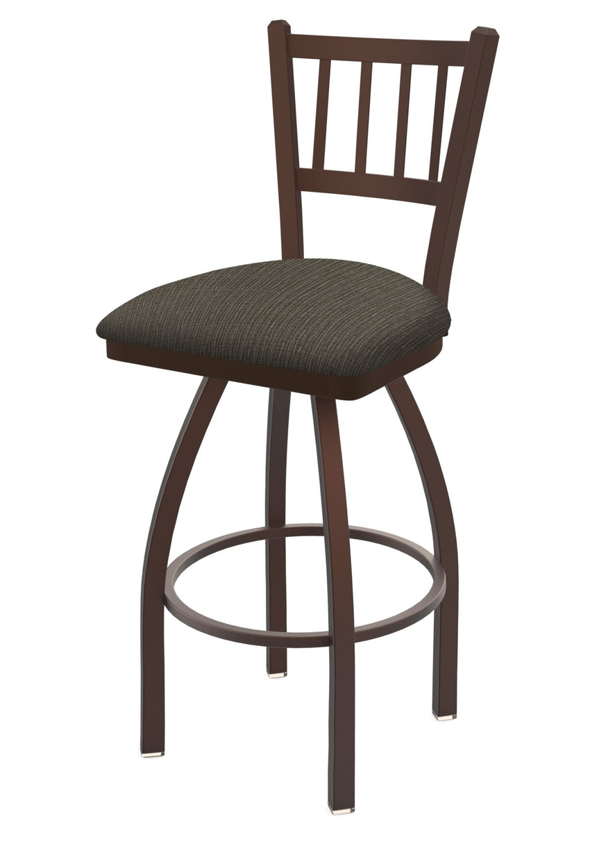 Holland Bar Stool 810 Contessa Swivel Bar Stool Upholstered Seat 30"H (HBS - 810 - BS - UP - 30H) - SchoolOutlet