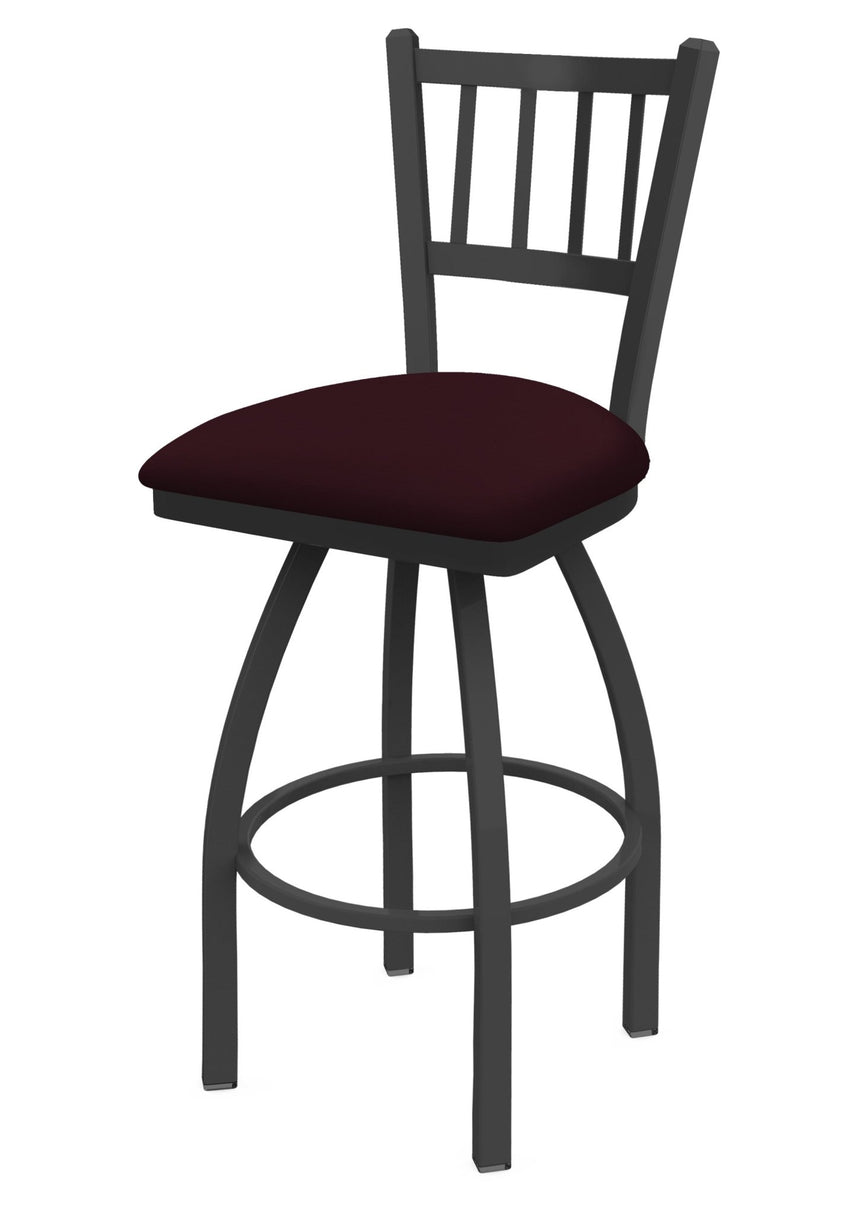 Holland Bar Stool 810 Contessa Swivel Bar Stool Upholstered Seat 30"H (HBS - 810 - BS - UP - 30H) - SchoolOutlet