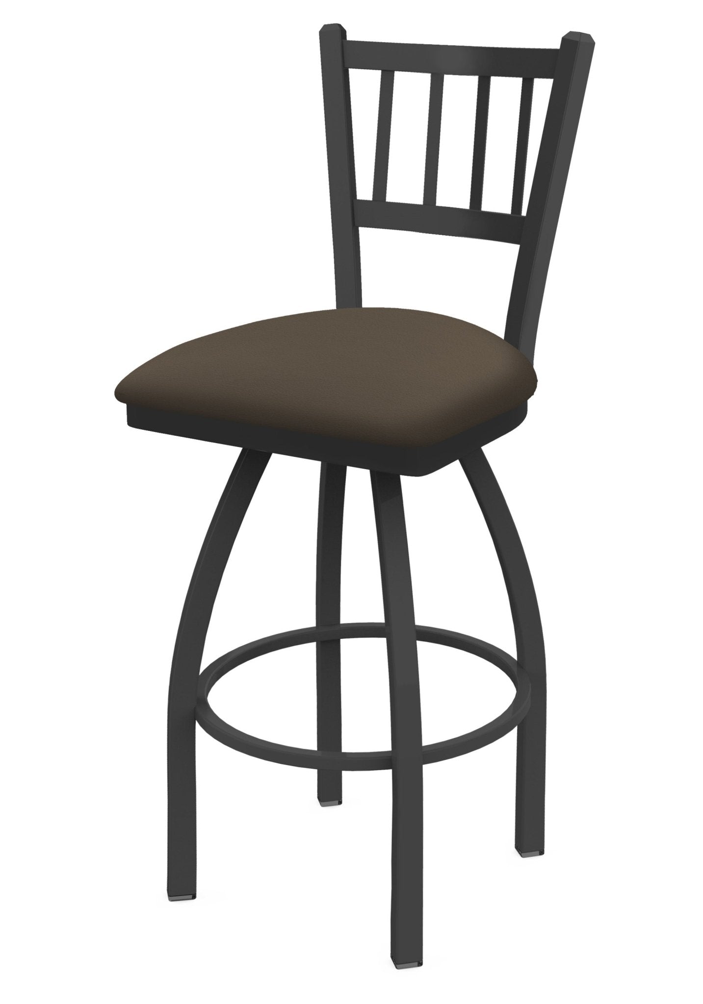 Holland Bar Stool 810 Contessa Swivel Bar Stool Upholstered Seat 30"H (HBS - 810 - BS - UP - 30H) - SchoolOutlet