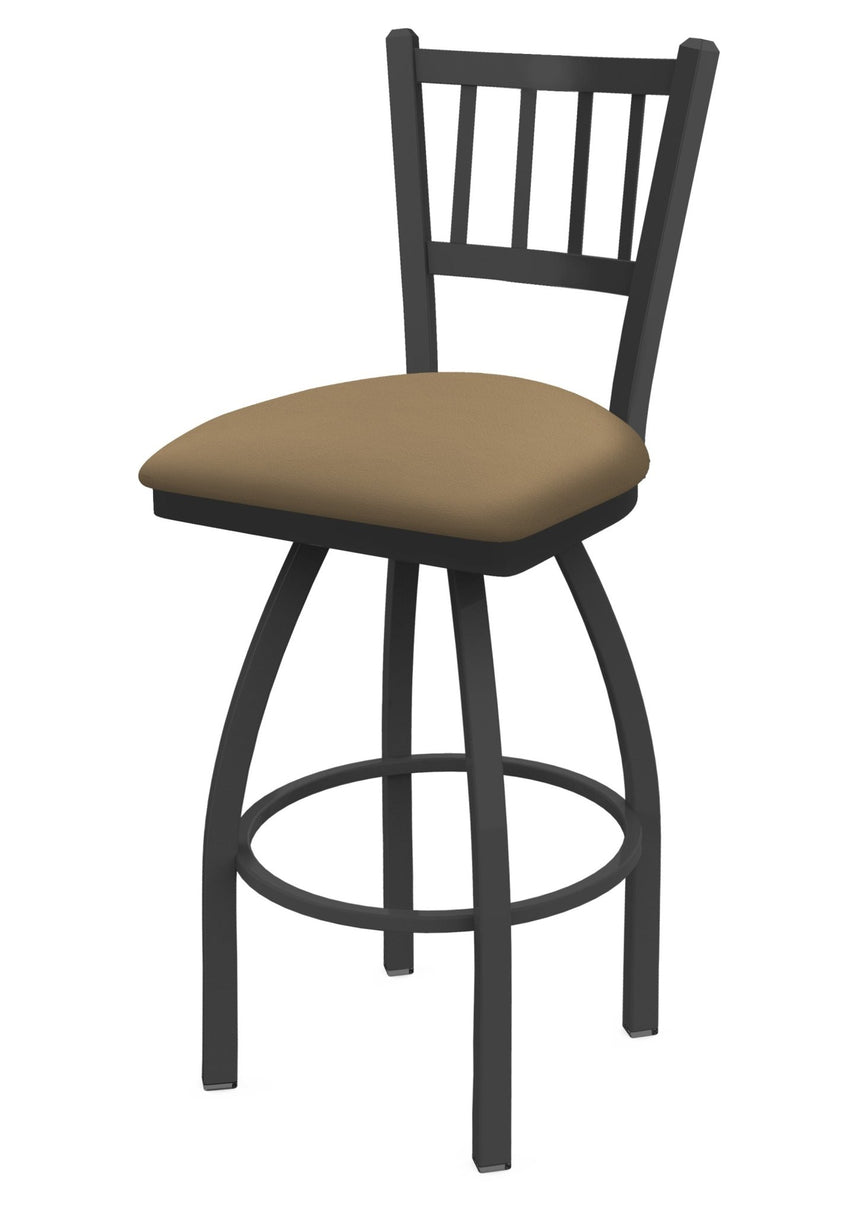 Holland Bar Stool 810 Contessa Swivel Bar Stool Upholstered Seat 30"H (HBS - 810 - BS - UP - 30H) - SchoolOutlet