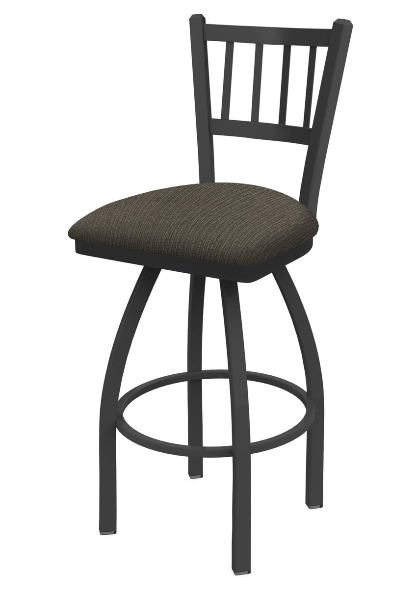 Holland Bar Stool 810 Contessa Swivel Bar Stool Upholstered Seat 30"H (HBS - 810 - BS - UP - 30H) - SchoolOutlet