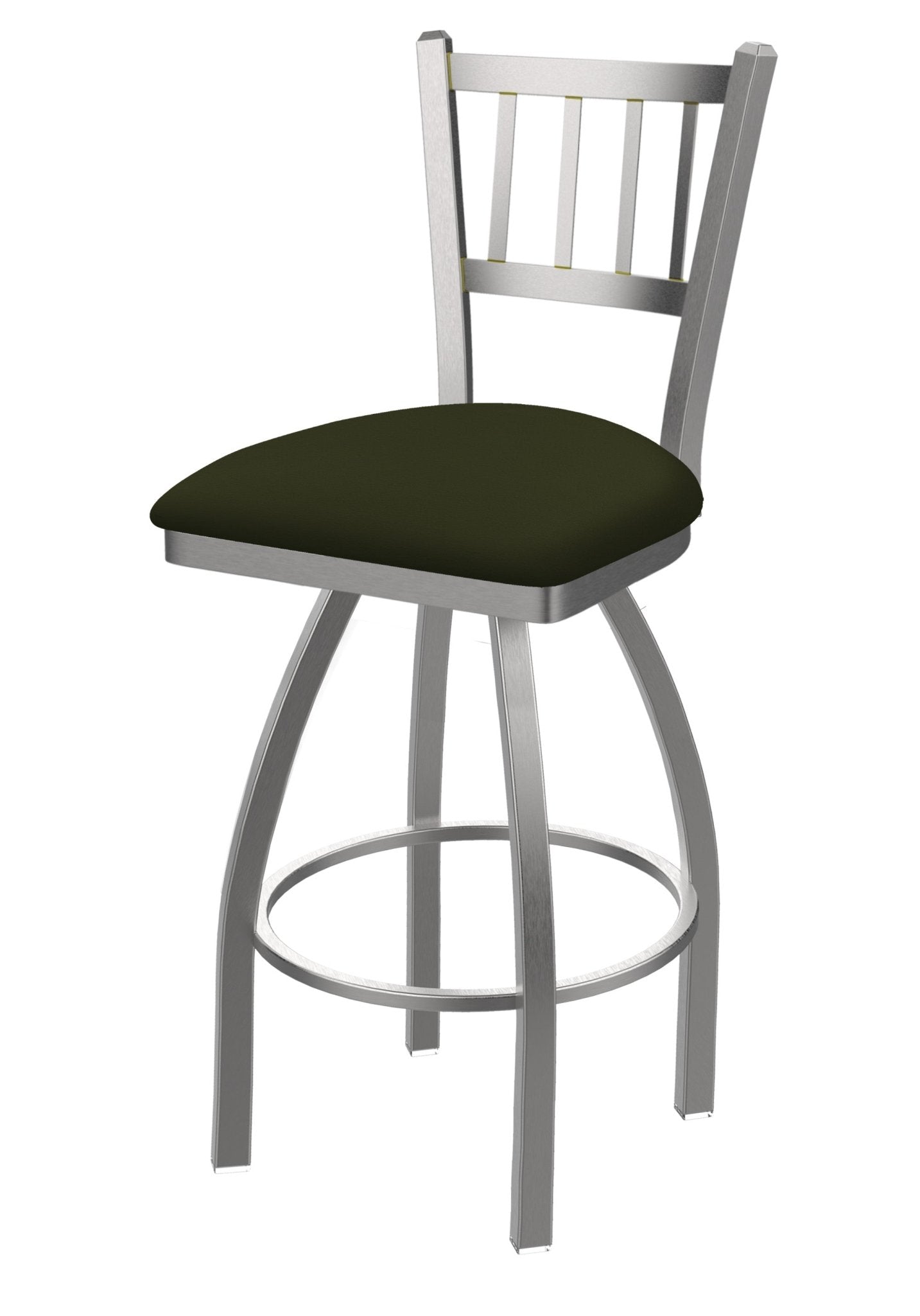 Holland Bar Stool 810 Contessa Swivel Bar Stool Upholstered Seat 30"H (HBS - 810 - BS - UP - 30H) - SchoolOutlet
