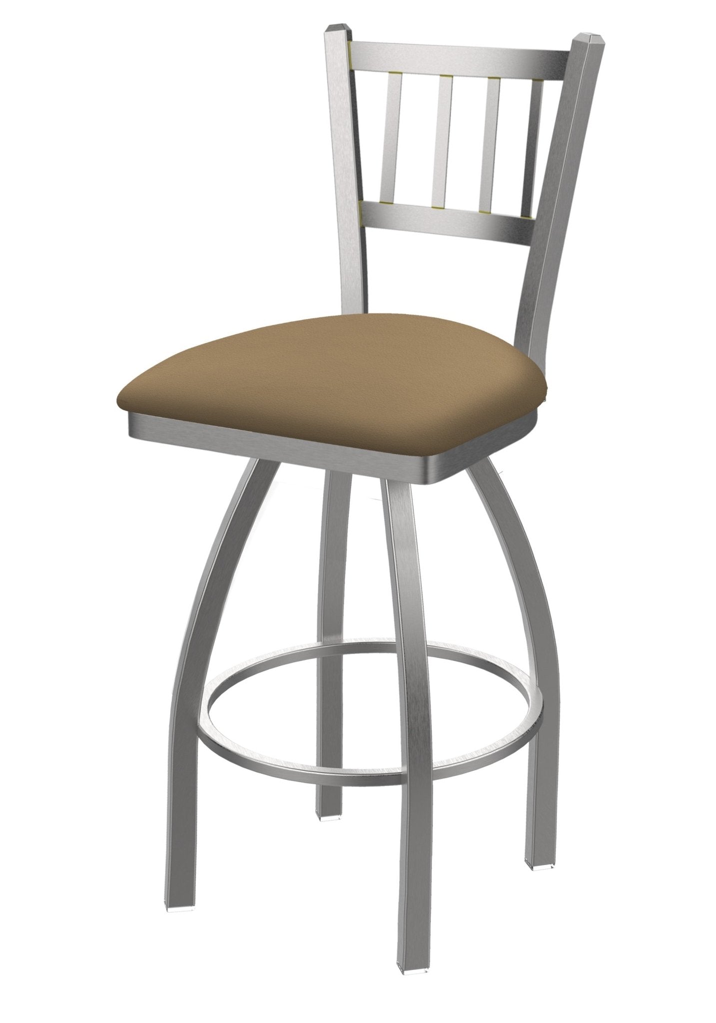Holland Bar Stool 810 Contessa Swivel Bar Stool Upholstered Seat 30"H (HBS - 810 - BS - UP - 30H) - SchoolOutlet