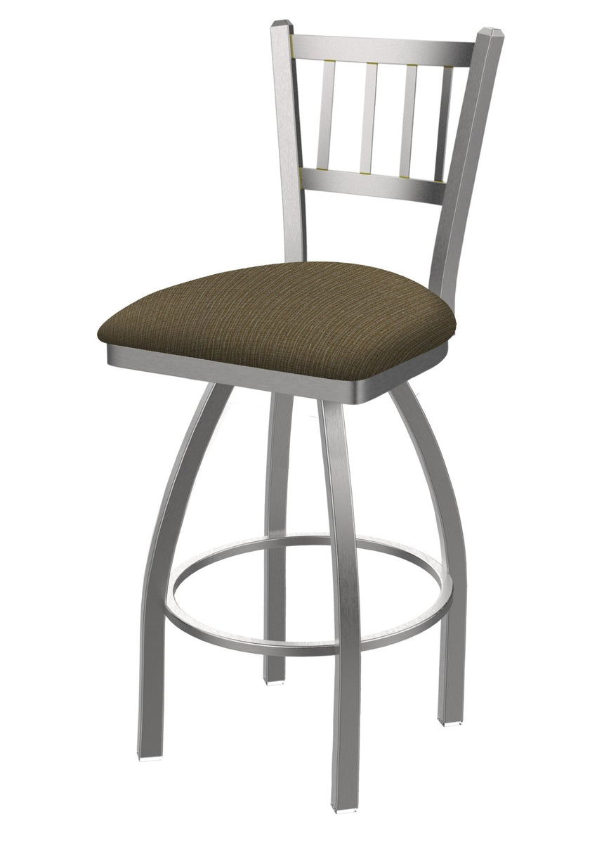 Holland Bar Stool 810 Contessa Swivel Bar Stool Upholstered Seat 30"H (HBS - 810 - BS - UP - 30H) - SchoolOutlet