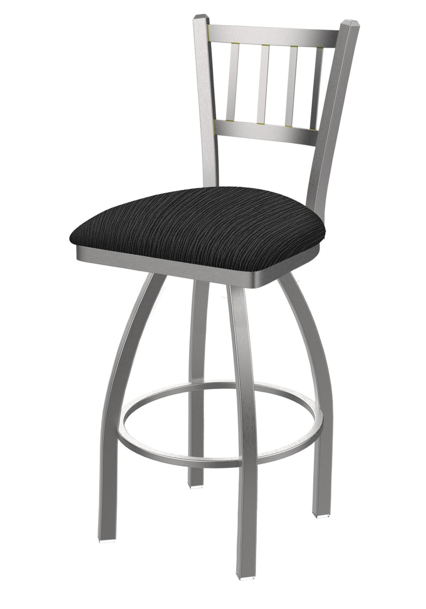 Holland Bar Stool 810 Contessa Swivel Bar Stool Upholstered Seat 30"H (HBS - 810 - BS - UP - 30H) - SchoolOutlet
