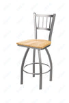 Holland Bar Stool 810 Contessa Swivel Bar Stool Wooden Seat 30
