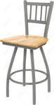 Holland Bar Stool 810 Contessa Swivel Bar Stool Wooden Seat 36