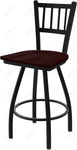 Holland Bar Stool 810 Contessa Swivel Bar Stool Wooden Seat 36
