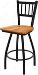 Holland Bar Stool 810 Contessa Swivel Bar Stool Wooden Seat 36