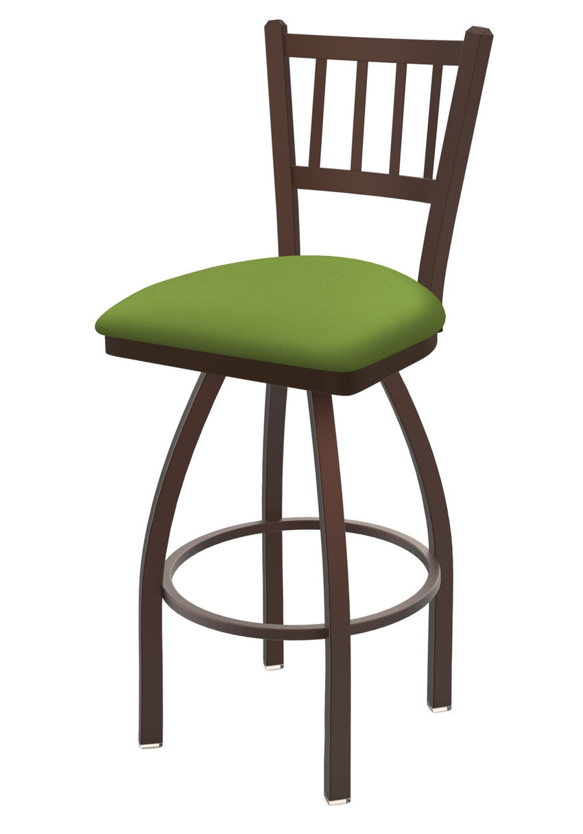 Holland Bar Stool 810 Contessa Swivel Bar Stool Upholstered Seat 36"H (HBS - 810 - BS - UP - 36H) - SchoolOutlet