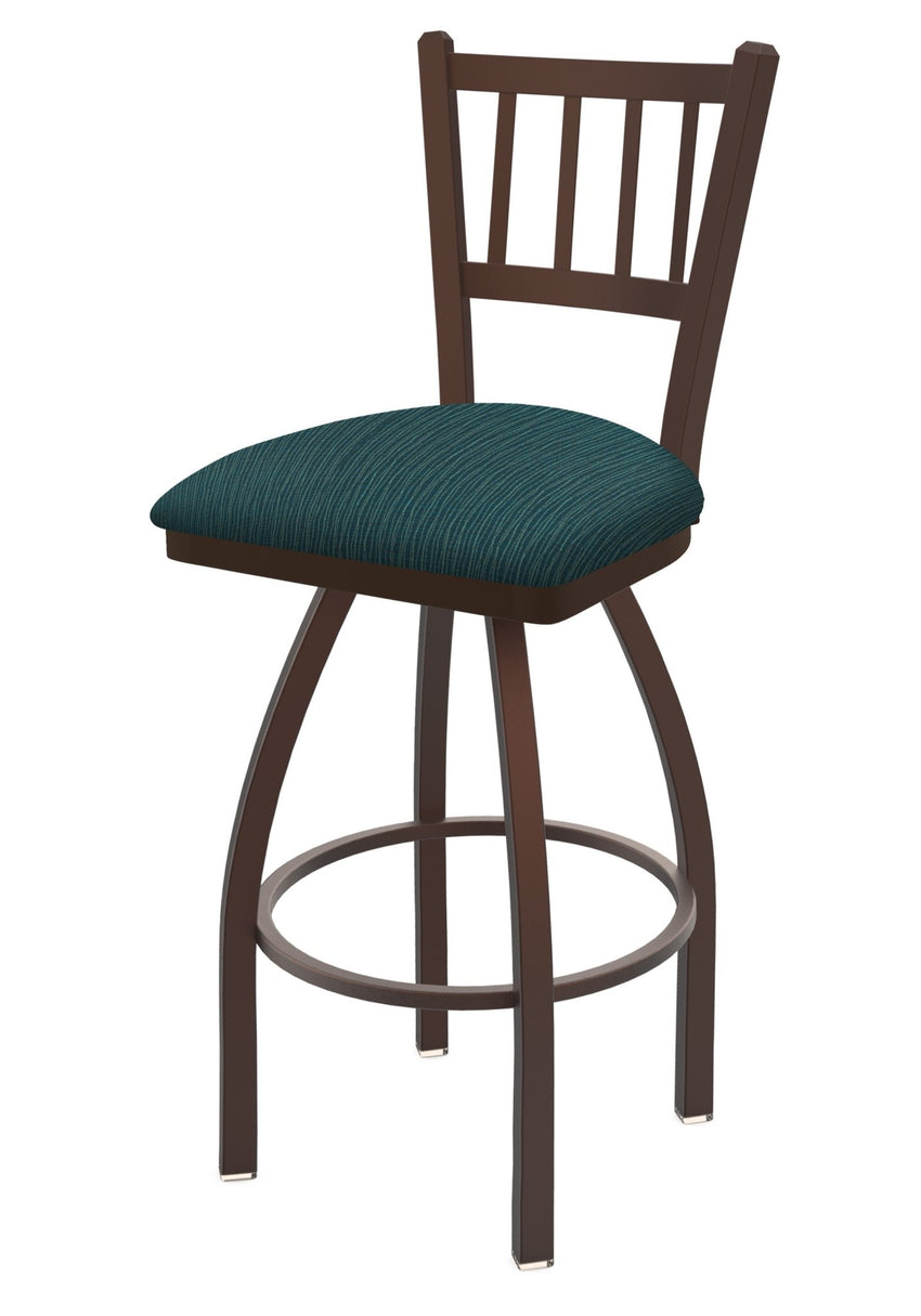 Holland Bar Stool 810 Contessa Swivel Bar Stool Upholstered Seat 36"H (HBS - 810 - BS - UP - 36H) - SchoolOutlet