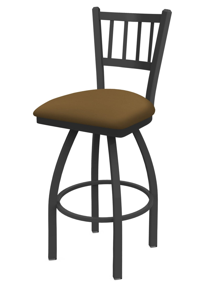 Holland Bar Stool 810 Contessa Swivel Bar Stool Upholstered Seat 36"H (HBS - 810 - BS - UP - 36H) - SchoolOutlet