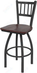 Holland Bar Stool 810 Contessa Swivel Bar Stool Wooden Seat 36
