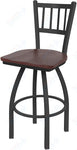 Holland Bar Stool 810 Contessa Swivel Bar Stool Wooden Seat 36