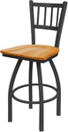 Holland Bar Stool 810 Contessa Swivel Bar Stool Wooden Seat 36