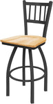Holland Bar Stool 810 Contessa Swivel Bar Stool Wooden Seat 36