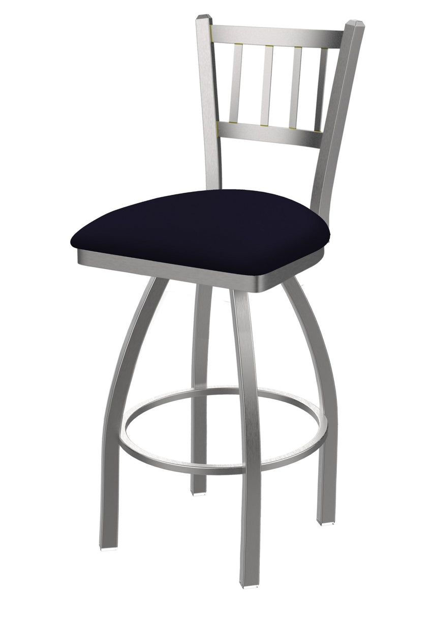 Holland Bar Stool 810 Contessa Swivel Bar Stool Upholstered Seat 36"H (HBS - 810 - BS - UP - 36H) - SchoolOutlet