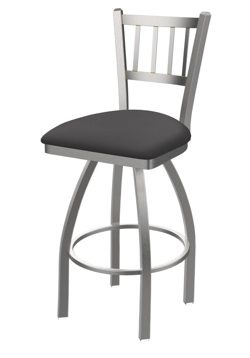 Holland Bar Stool 810 Contessa Swivel Bar Stool Upholstered Seat 36"H (HBS - 810 - BS - UP - 36H) - SchoolOutlet