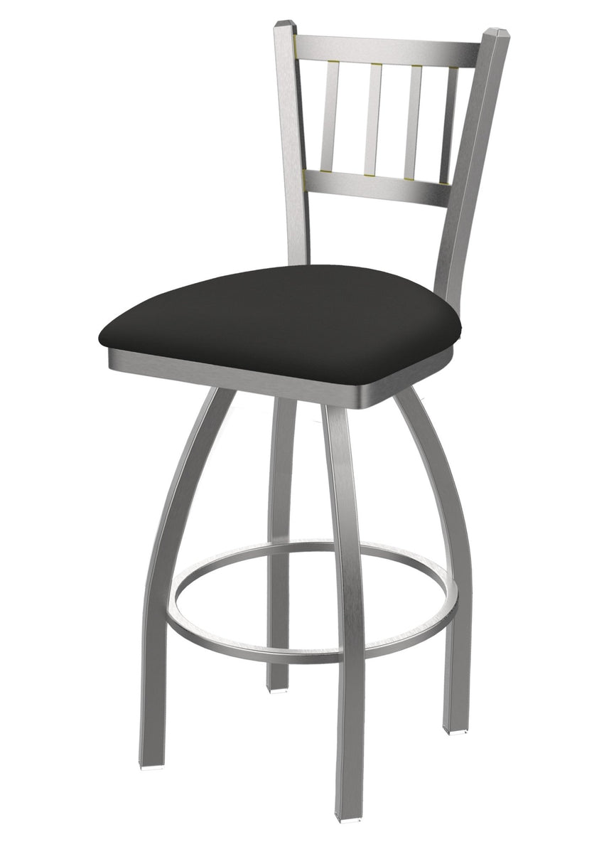 Holland Bar Stool 810 Contessa Swivel Bar Stool Upholstered Seat 36"H (HBS - 810 - BS - UP - 36H) - SchoolOutlet