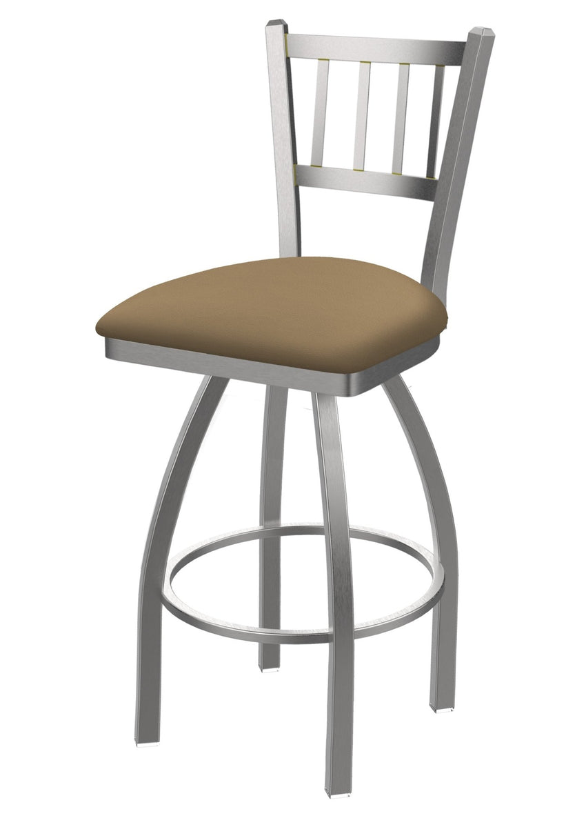 Holland Bar Stool 810 Contessa Swivel Bar Stool Upholstered Seat 36"H (HBS - 810 - BS - UP - 36H) - SchoolOutlet